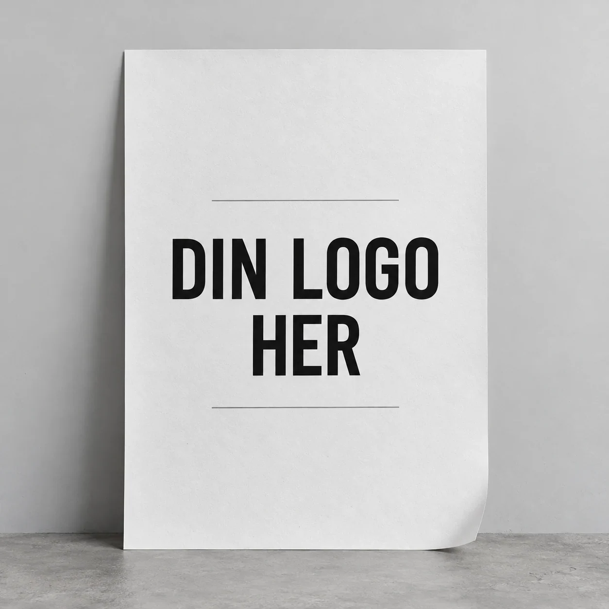 Reklameplakat på matt posterpapir 200 g