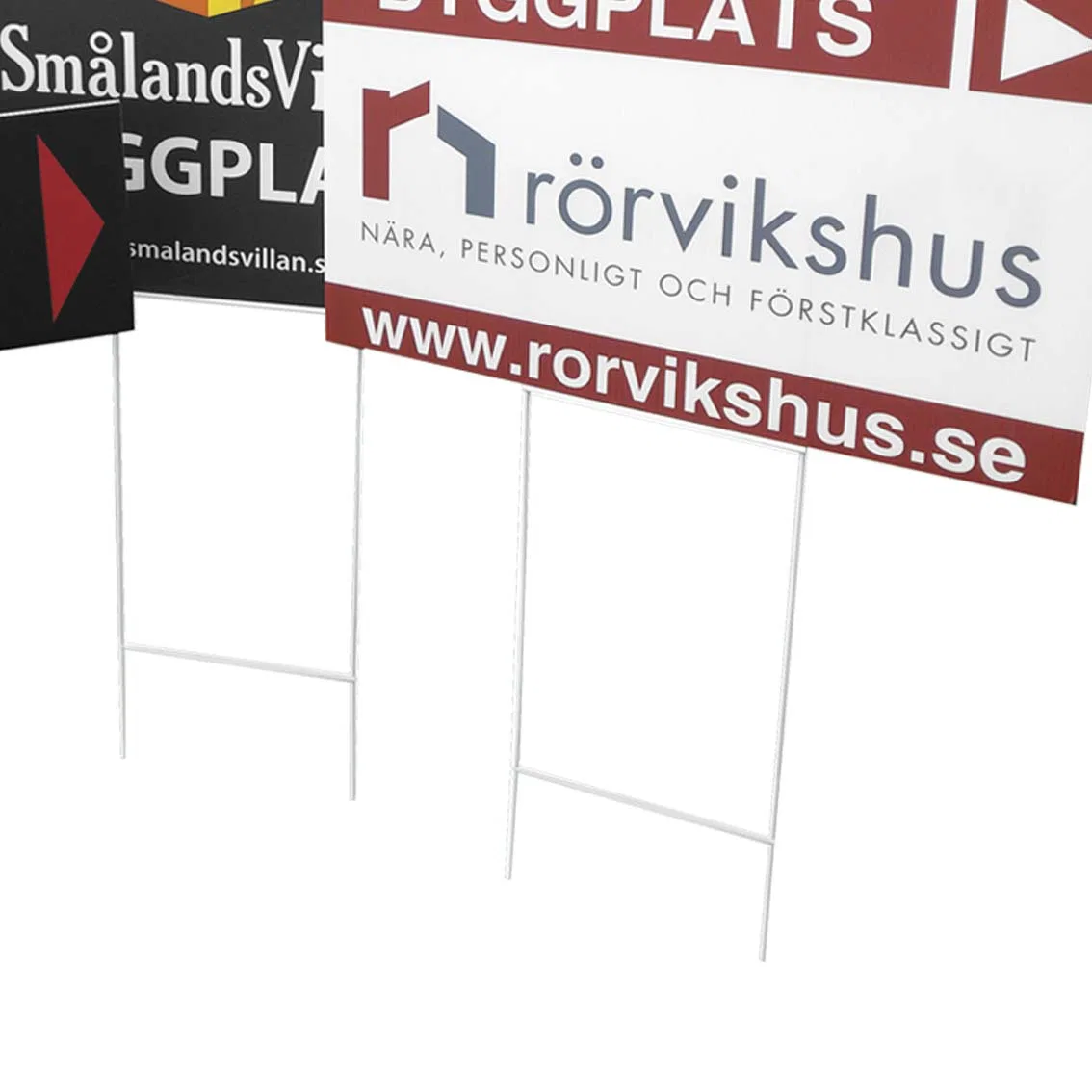 Stativ til meglerskilt