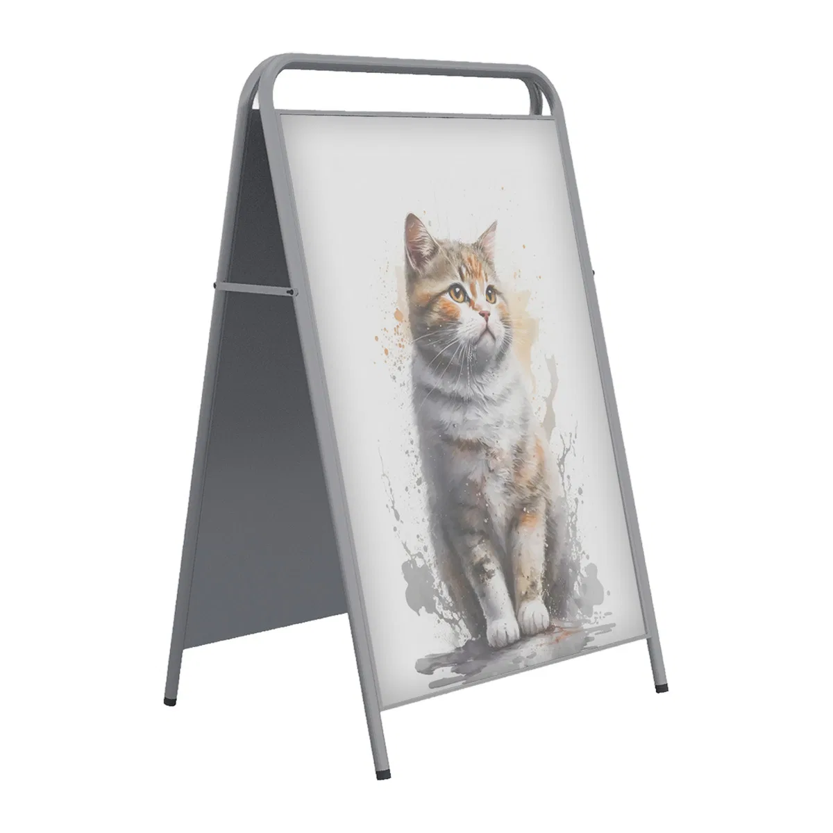 Gateskilt Easy 70x100 silver