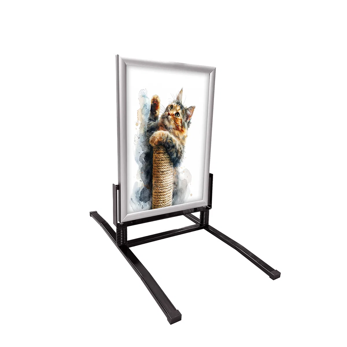 Gateskilt Wind Sign 50x70 silver