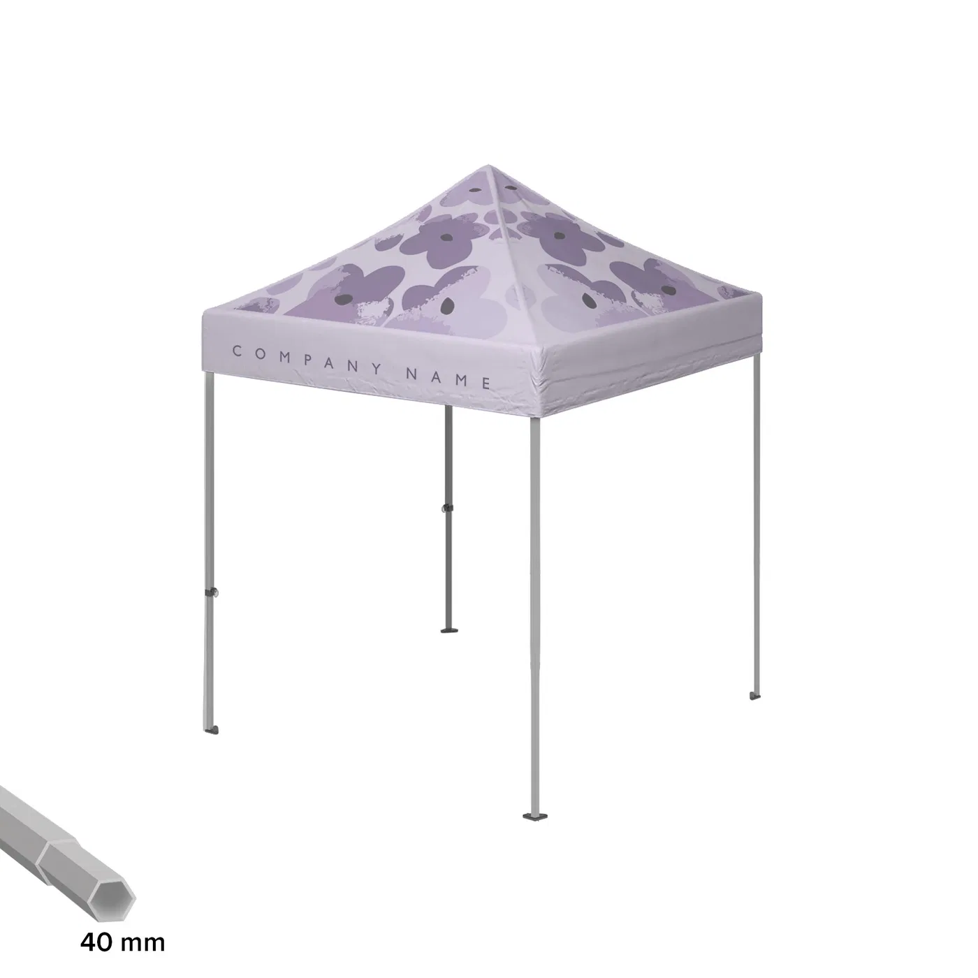 2x3m Eventtelt 40mm (rPET)
