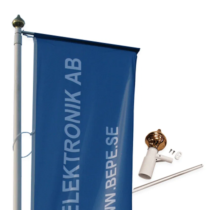 Toppmontert flaggarm
