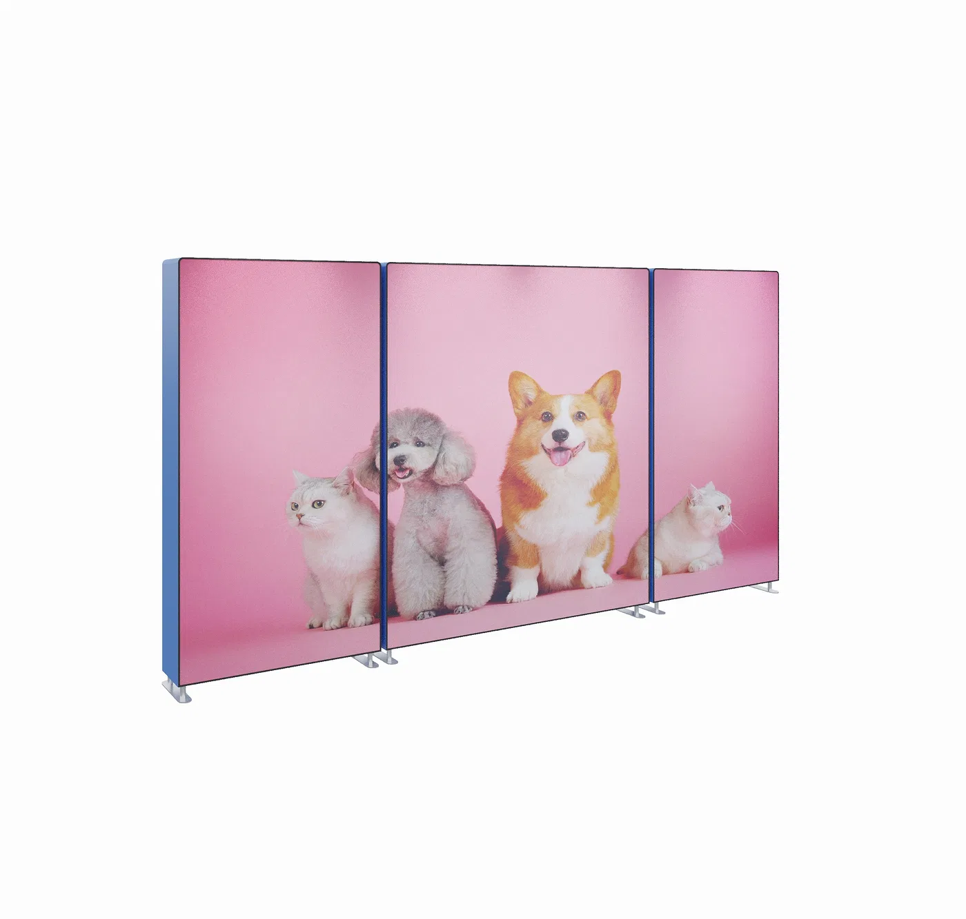 Soft wall 3-D LED
